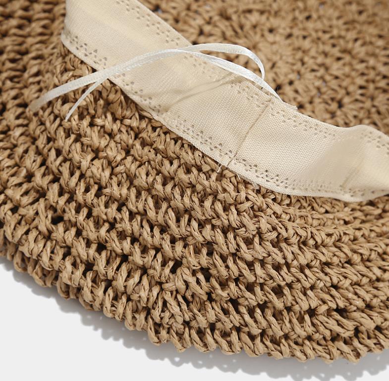 Handmade Retro Straw Beret: Breathable Korean-Style Summer Hat for Women