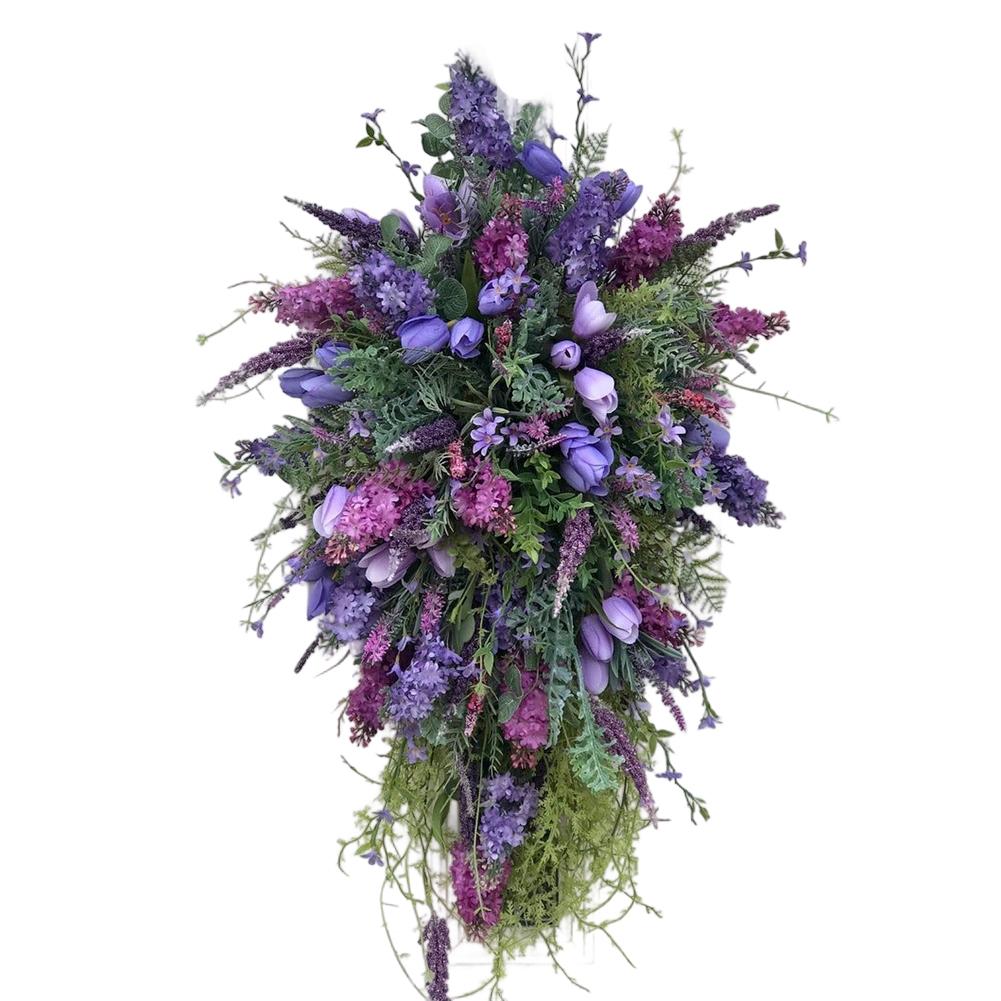 

Artificial Flower Wreath Purple Door Decor Spring Decor Seasonal Decoration Versatile Home Accent For Home Decoration China Mainland