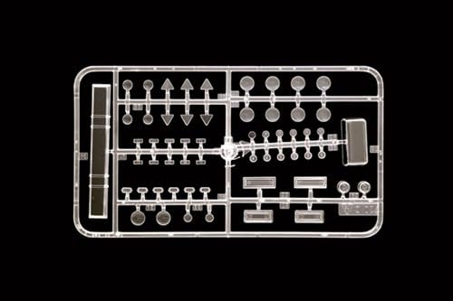 PLATZ Italeri 1/24 Truck Detail-Up Parts & Figure Set for Plastic Models IT720 (Automobile)
