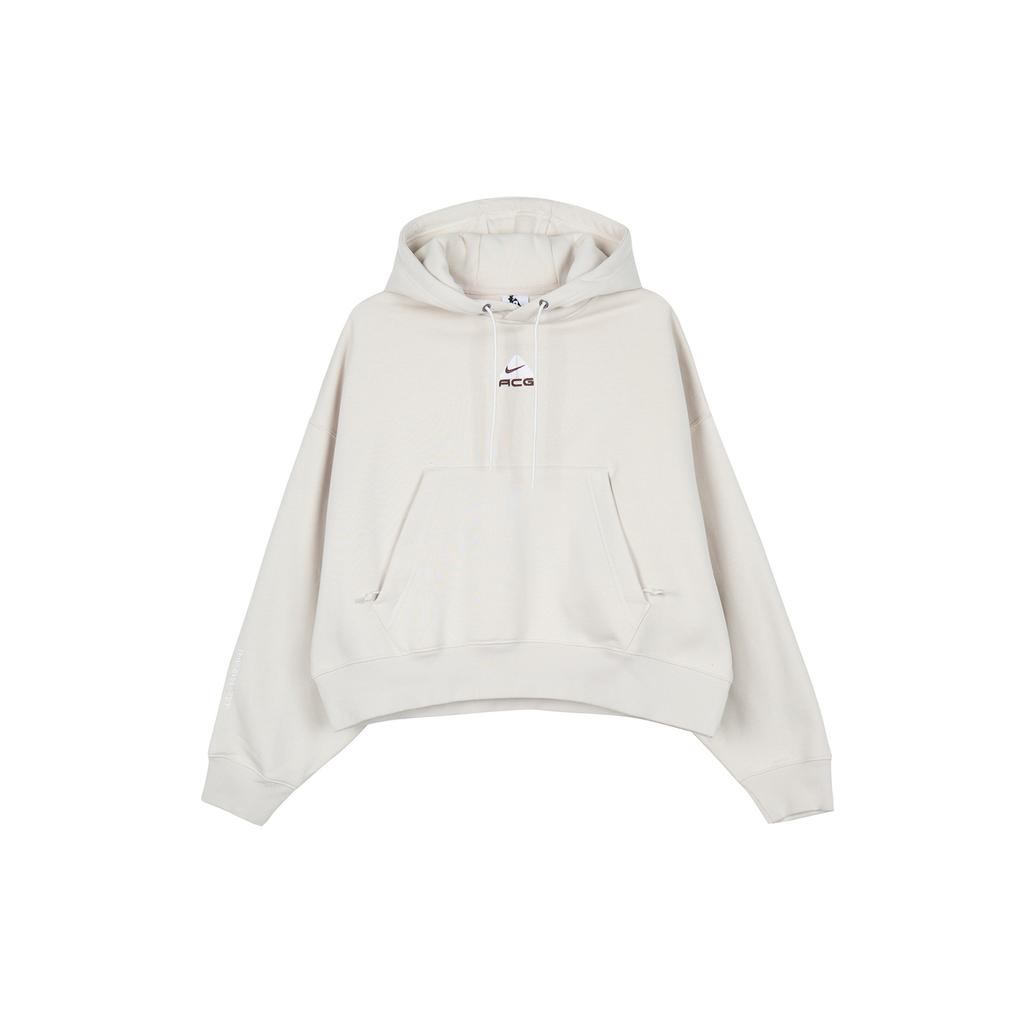 Nike Sweatshirts Women's Ecru Hooded Moderate Other DQ5808-104