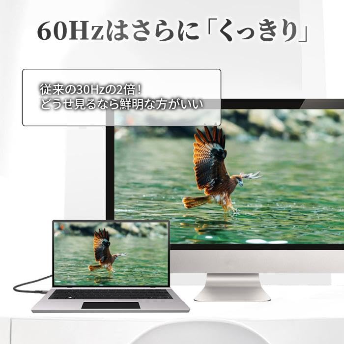 WAYetTO HDMI Male to Compatible with Video 2m Mirroring Cable for Wired Monitor Cable, Type-C Male, Android, Rechargeable, Conversion, Charging, Car,