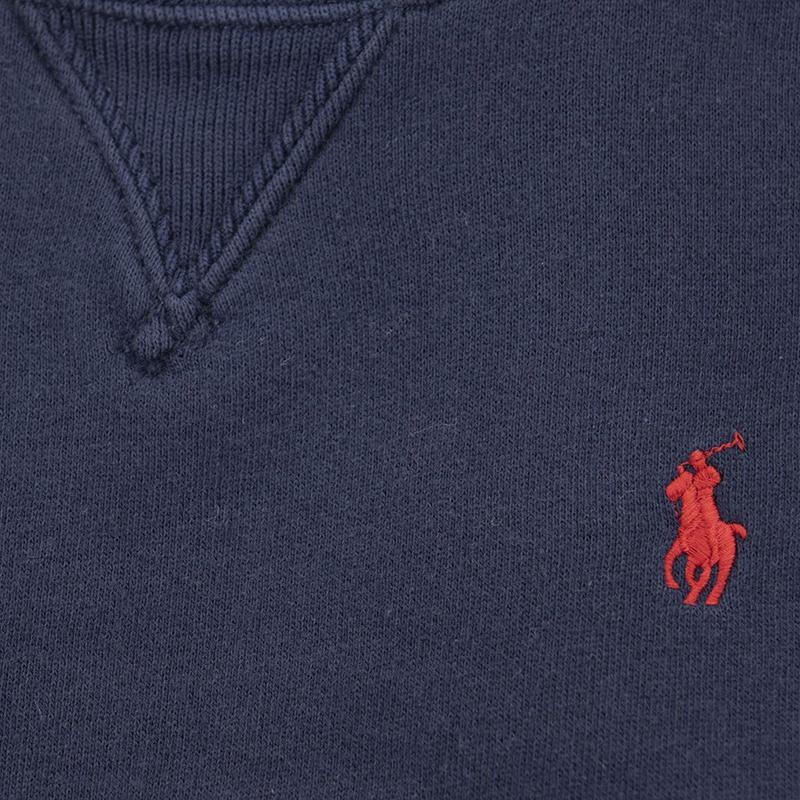 Polo Ralph Lauren Ss23 Logo Print Crewneck Sweatshirt Women Sweatshirt Blue 211891557-002