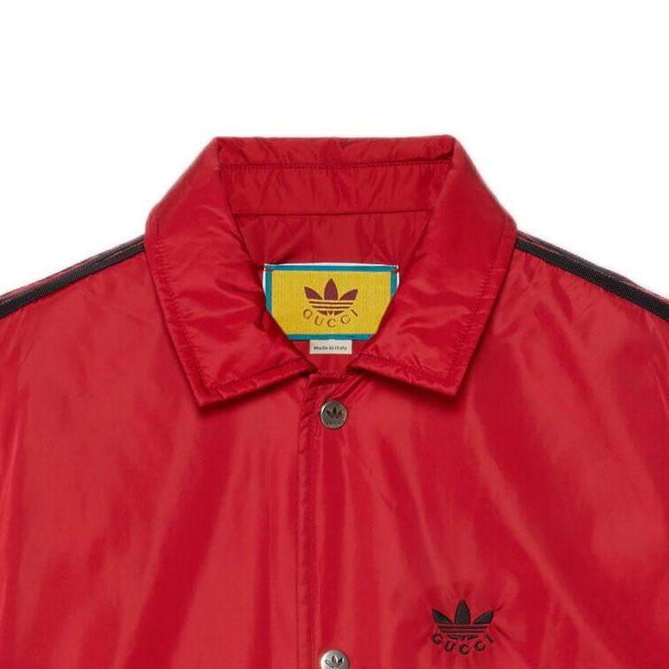 GUCCI x Adidas Originals Adidas X Gucci Collaboration Collection SS23 Jackets & Coats Men's Red 727337-ZALJ1-6482