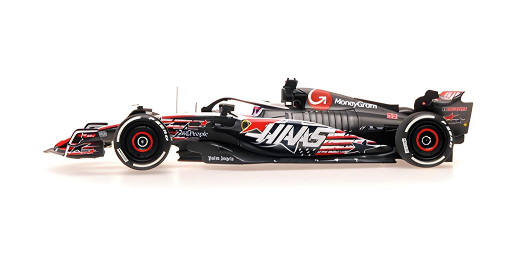 Minichamps Maßstab MoneyGram Haas F1 Team 2023 Austin GP Magnussen 1/43 VF-23 #20 K. [Harz]