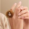 New POP MART Warm Collection Labubu Plush Ring Trend Based Products PPMT-2411-0041