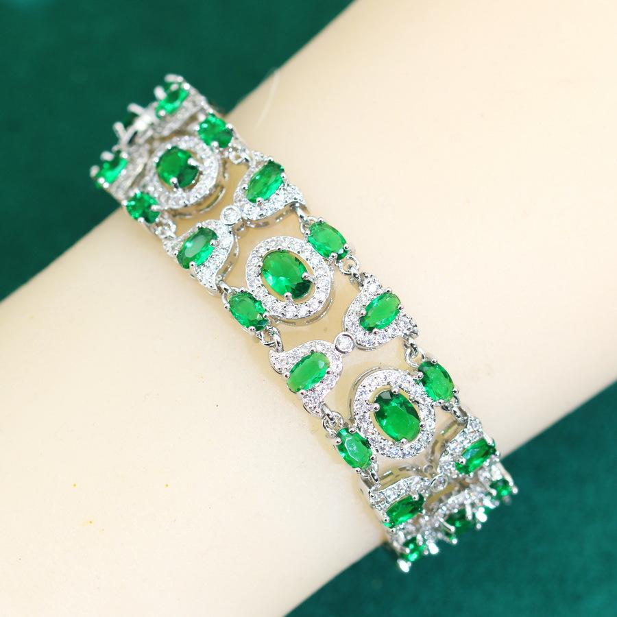 

Популярная бижутерия Мода Медный сплав ААА Циркон Браслет