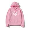 Xo Logo The Weeknd Černá Unisex Dámská mikina Tumblr Mikina Unisex Mikina Letní fleece 100% Bavlna Unisex Teplá Mikina