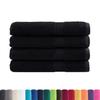 Premium Solund Towels, 4 Pcs., Black, 100X200 Cm, 600 G/Cm²