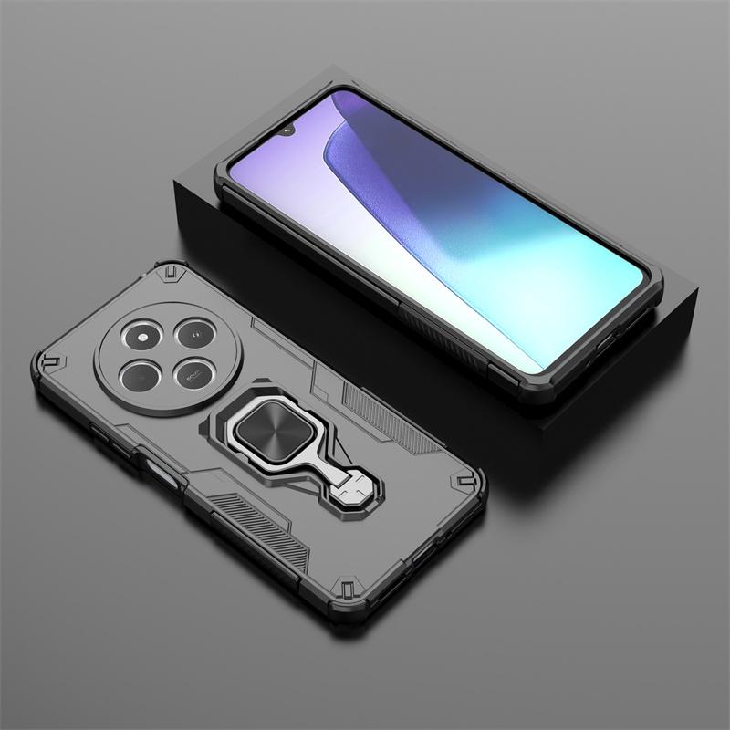 Für Xiaomi Poco C75 4G Hülle Stoßfest Magnetische Rüstung Handyhüllen für PocoC75 Poko Little C 75 75C Ständer Rückseite Abdeckung Fundas