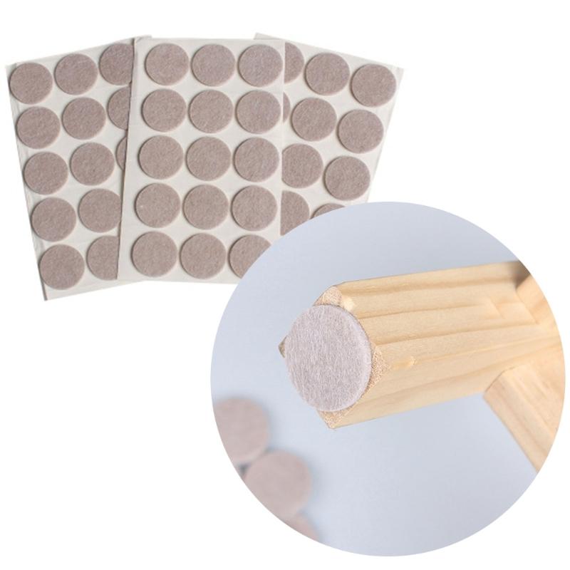 72 Stück Filz Stuhlbeingleiter Bodenschutz Dämpfer Rutschfest Selbstklebend Möbel Wohnaccessoires Haushaltsgebrauch