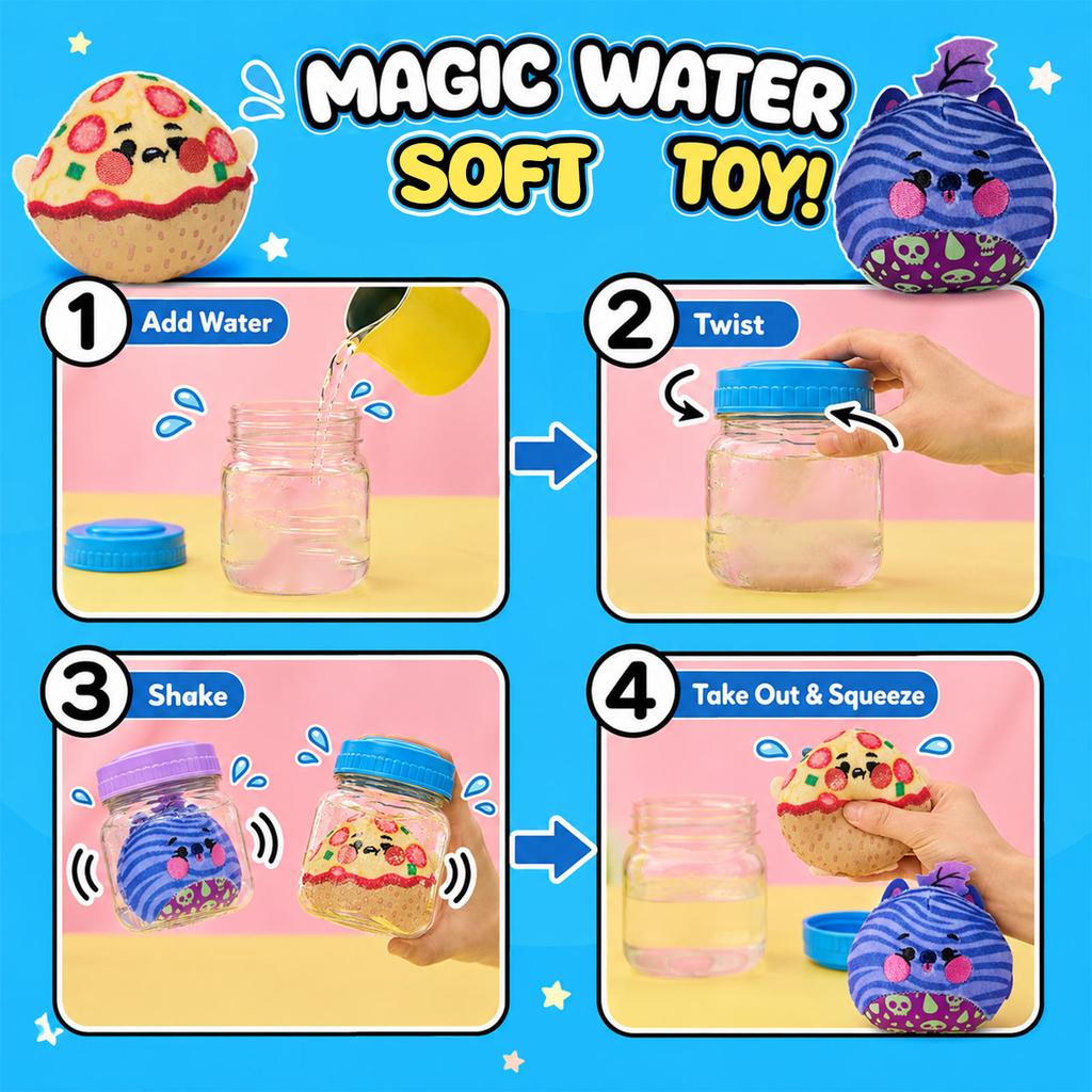 Surprise Jar Stress Toy Set for Kids - Sensory Toys