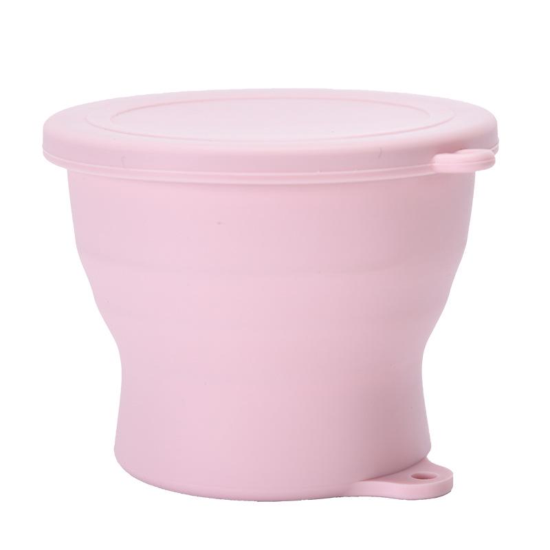 Silicone Foldable Travel Cup - Portable, Unbreakable, and Ideal for Outdoors, Sports, and Tourism.