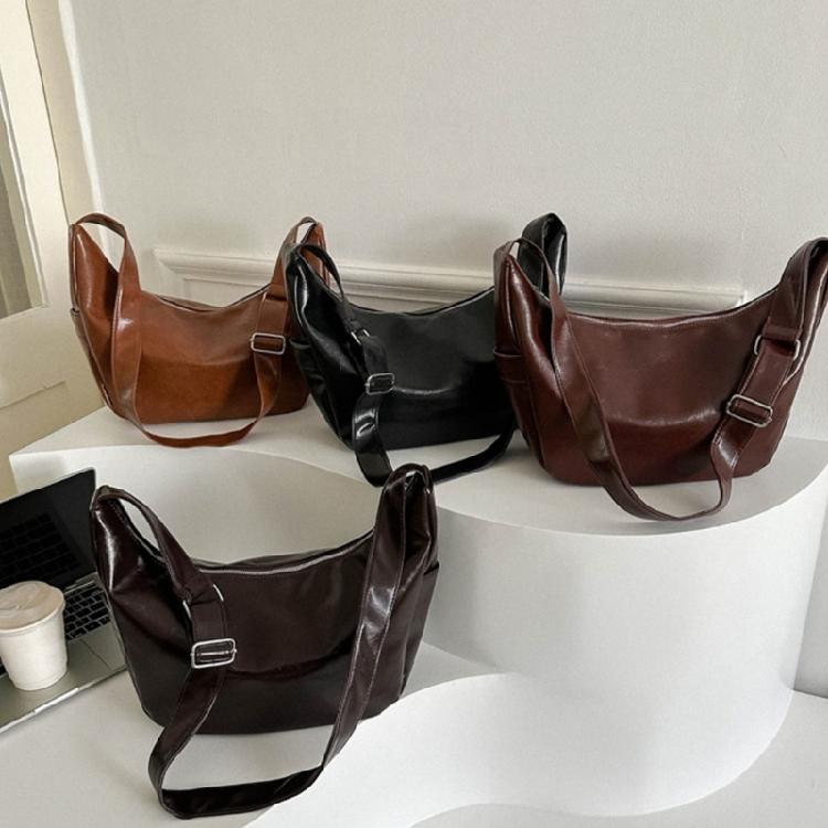 PU Leather Crossbody Sling Bag Crossbody Shoulder Bag Adjustable Strap Handbag