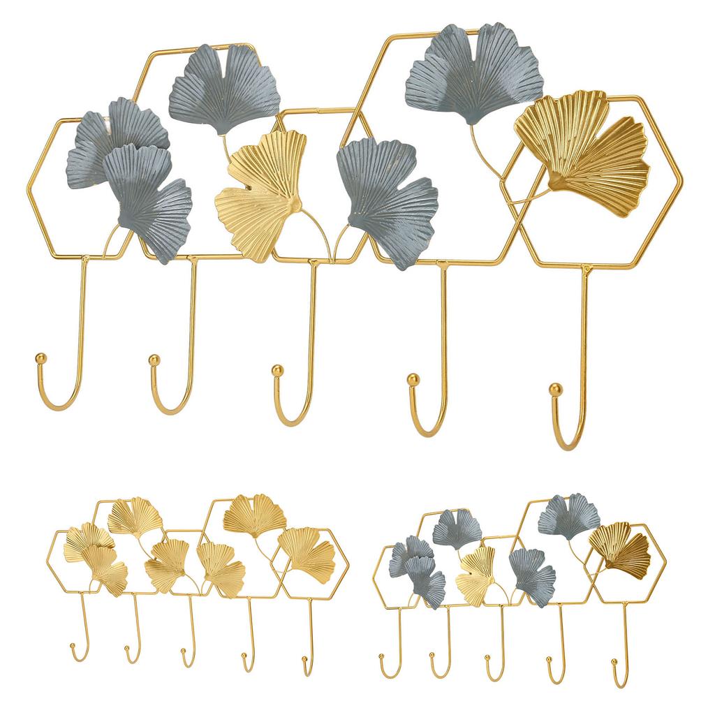 Multifunctional Clothes Hook Iron Space Saving Wall Mounted Clothes Hanger for Scarf Bag