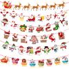 Christmas Banner 2025 Merry Christmas Decorations for Home Garland Santa Claus Navidad Natal Xmas Gift Noel Decor New Year 2025