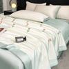 Mei Yun Ge Full Embroidery Series Water Washed Ice Silk Summer Quilt