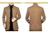 Men's Spring 2024 Wool Stand Collar Jacket - Fashionable Casual Business Coat