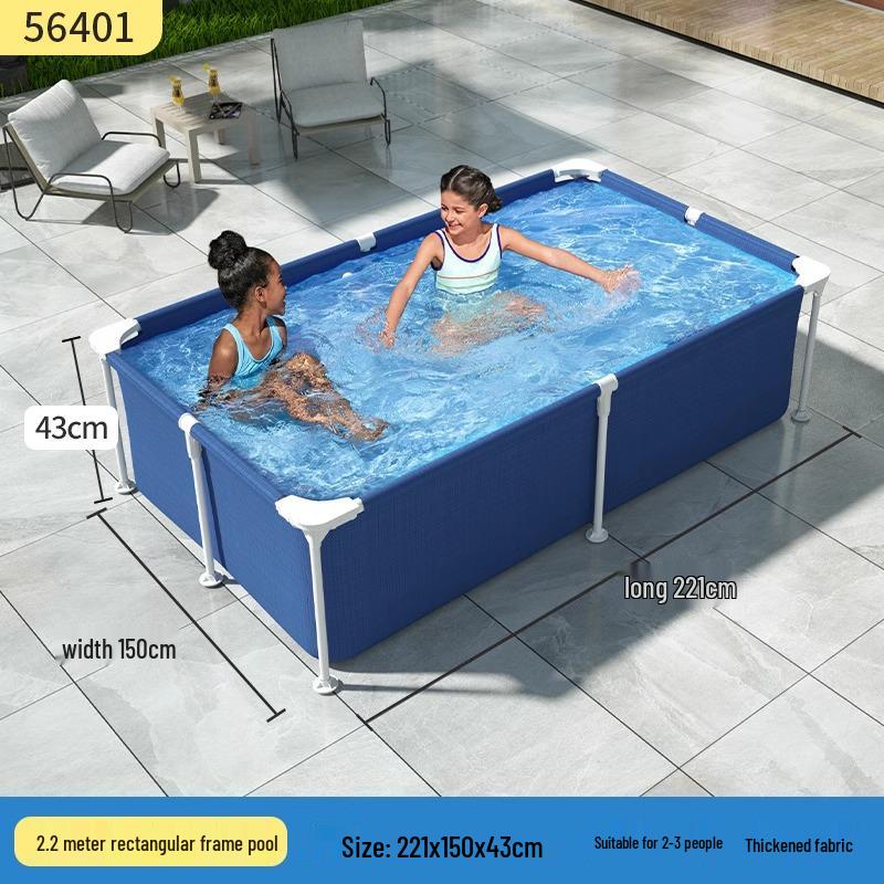 Bestway Inflatable Family Frame Pool for Kids and Home Use