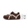 Cowhide Version Autumn New Retro Inner Height Increase Women's Double Lace-up Outdoor Casual Shoes