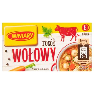 Winiary Beef Broth 60 G (6 Pieces)
