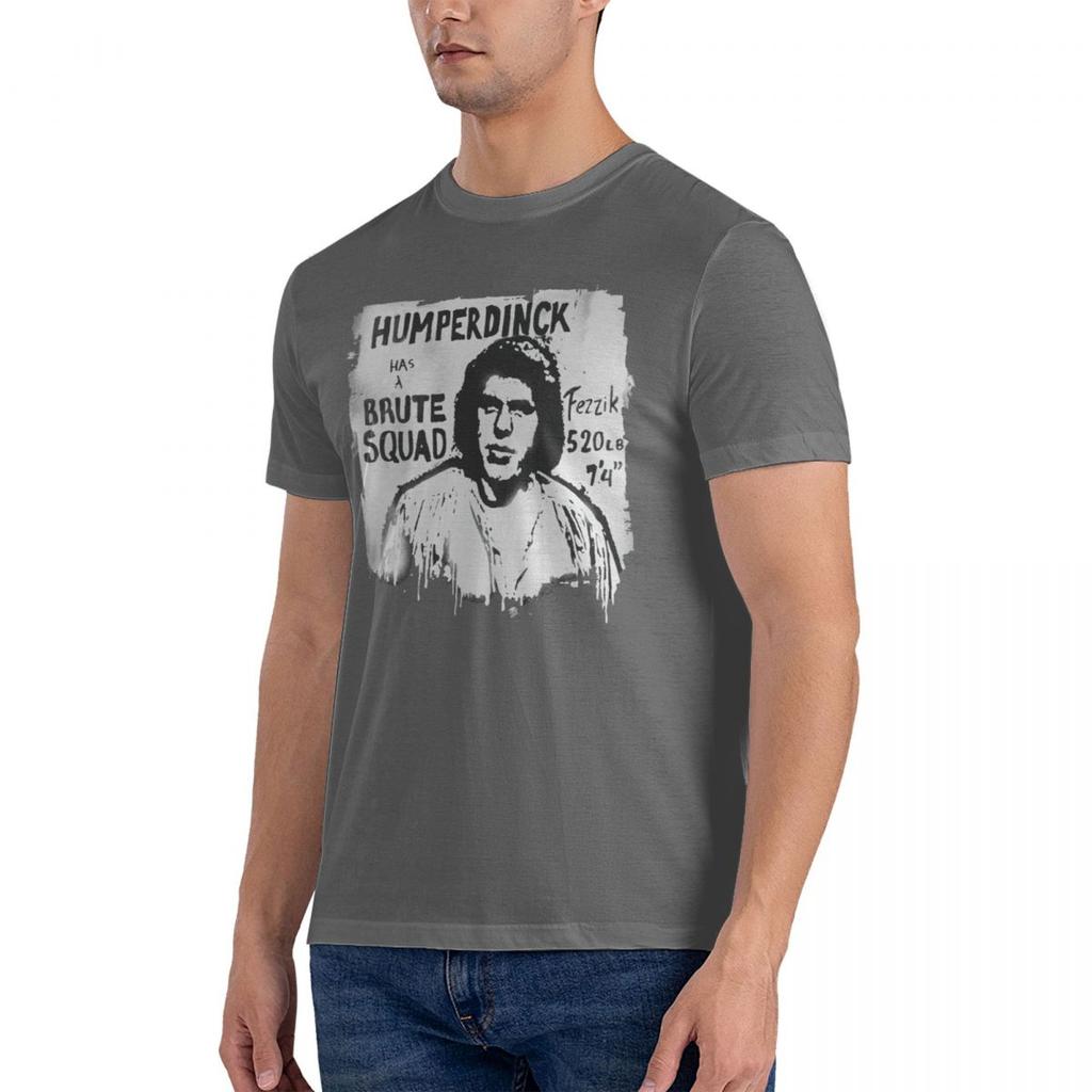 T Shirt Andre The Giant From The Princess Bride Graces    Brute Squad Print Casual Short Sleeve Tees Unisex Gothic T Shirt