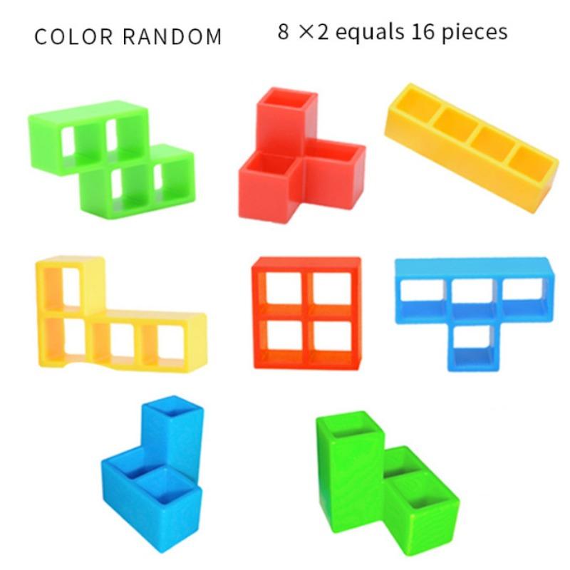 Block Jenga Building Blocks Assembly Toy Jenga Parent-child Interactive Tabletop Game