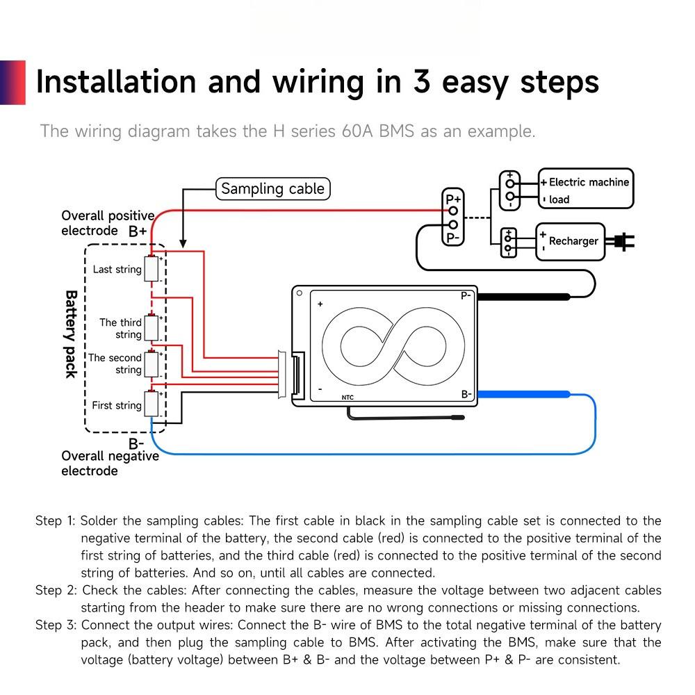 3.2V Charging And Discharging Board 4S 8S 16S Charging Equalization Voltage Battery Protection Board Active Balance BMS Lifepo