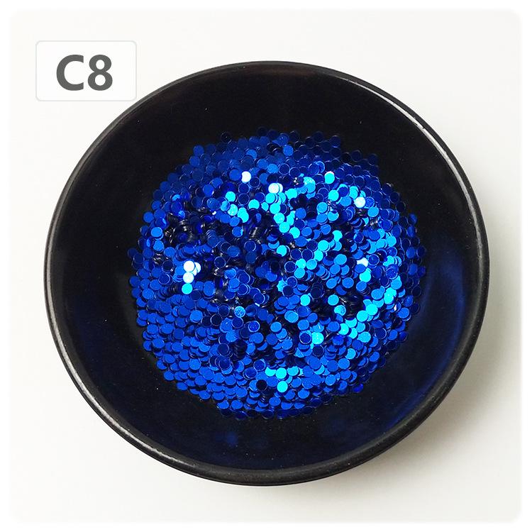 

Yaleduo 2,5 мм ПВХ блестки без отверстий для нейл-арта и DIY смоляных листов 20g/pack