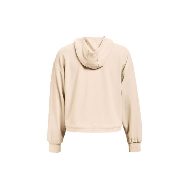 Under Armour Project Rock Terry Hoodie Women Hoodie Beige 1361059-110