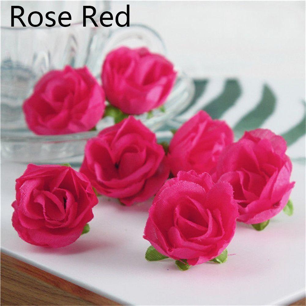 Oranament Floral Mother's Day Gifts Fake Bouquet Wedding Decoration Artificial Rose Flower Heads