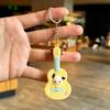 Cartoon Cute Guitar Key Chain Car Key Chain School Bag Pendant Accessories Event Small Gifts