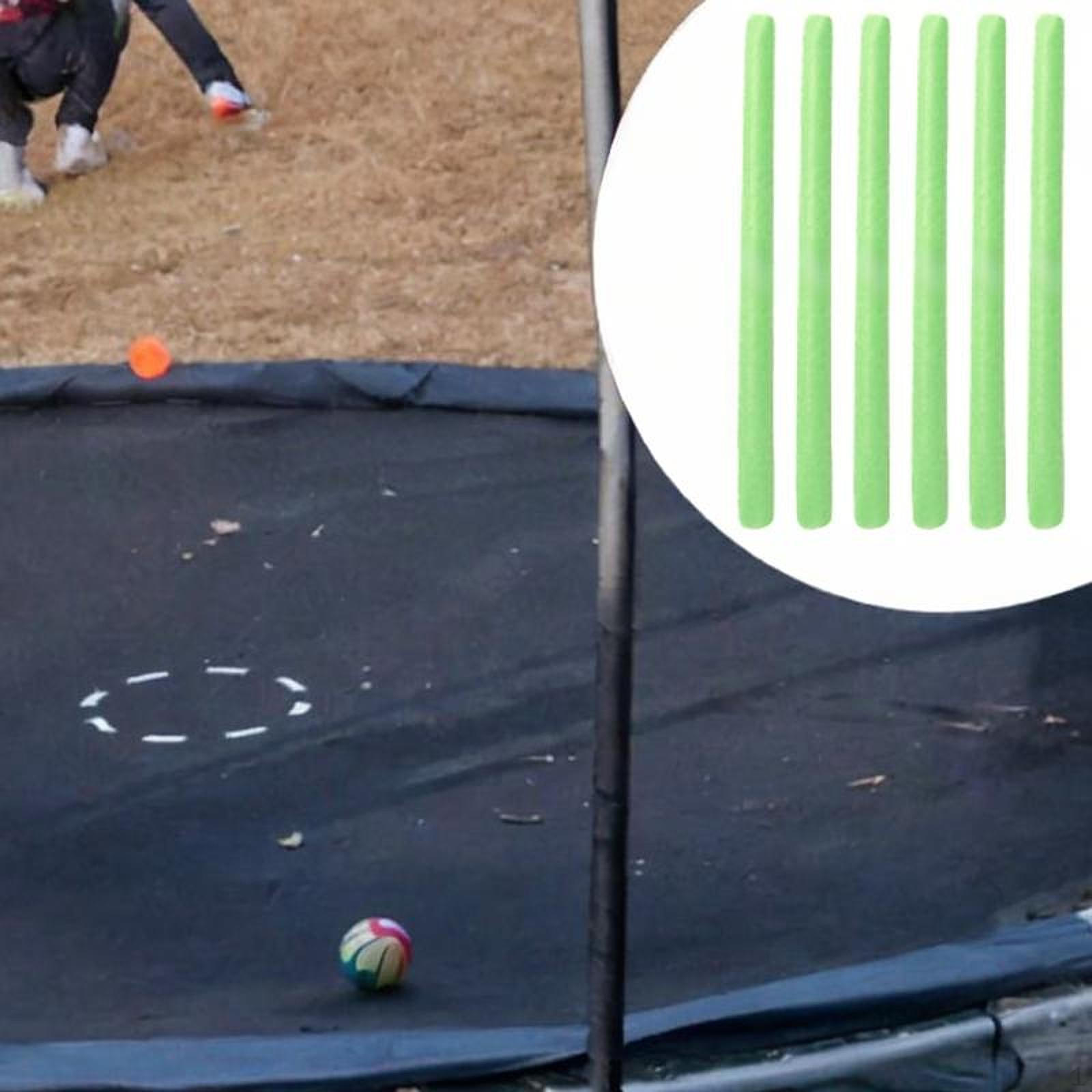 

6 шт. Сменные поролоновые рукава для батутных стоек для использования в помещении и на улице зелёный