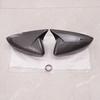 Carbon Black Car Side Rearview Mirror Cover Cap Trim For Mazda CX-50 2023-2025