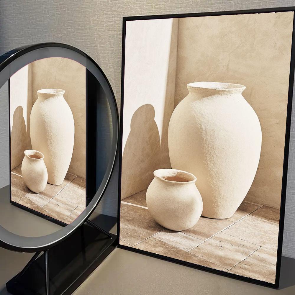 

1 шт. Винтажное минималистичное настенное искусство Италия Оливковое дерево в вазе Плакат Самоклеящаяся художественная водонепроницаемая бумажная наклейка Декор для стен 21*30cm No Frame