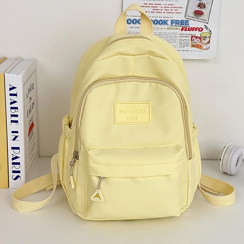 Kindergarten Small Schoolbag Girl College Student Cute High Value Letter Children's Small Backpack