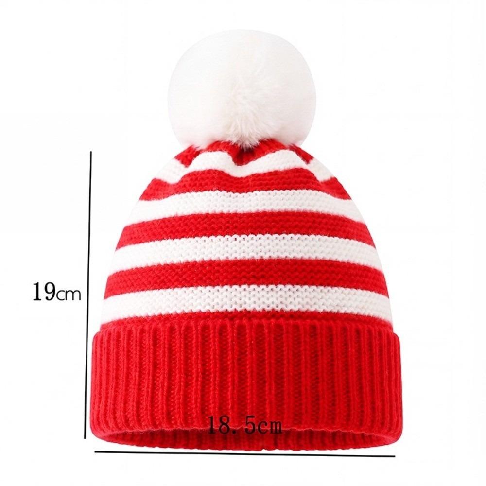 Warm Infant Beanie Cap Woolen Ear Protection Winter Baby Hat Cute Kids Pullover Hats New Year