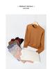 Women's 2025 Merino Wool Ribbed Crew Neck Pullover, Long Sleeve Base Layer for Autumn/Winter