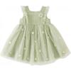DAVE & BELLA Girls' Flutter Sleeve Mesh A-Line Dress