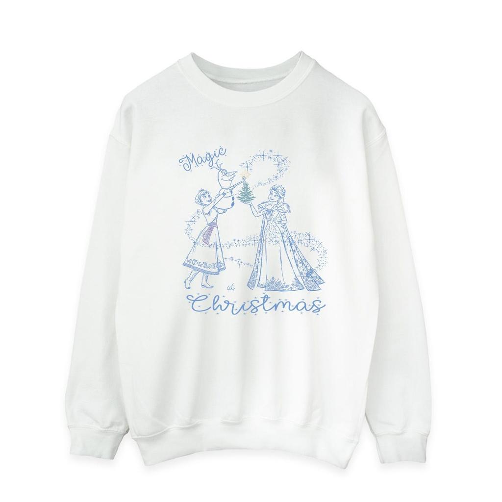 Disney Mens Frozen Magic Christmas Sweatshirt