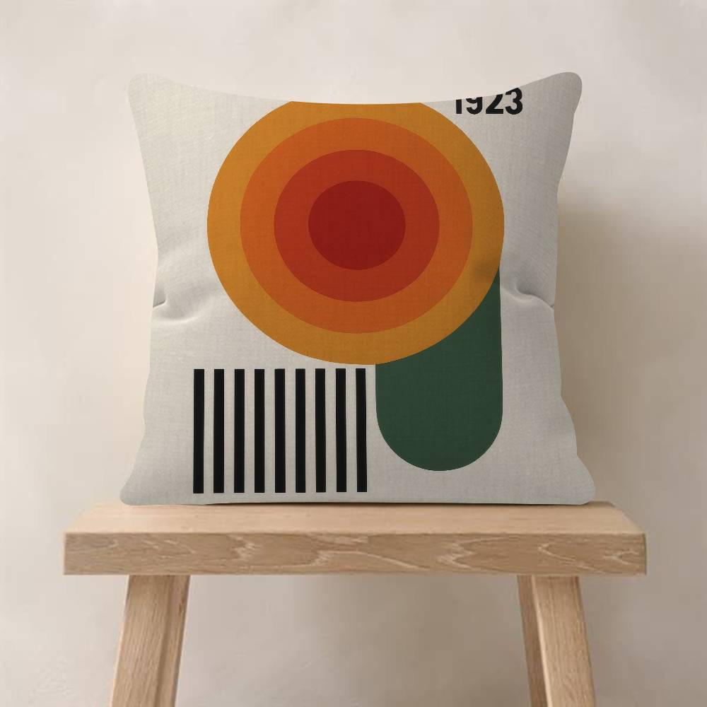 abstract Bauhaus-style  Cushion Cover Inches Farmhouse Decor Home Throw Pillow Covers for Couch Decorations