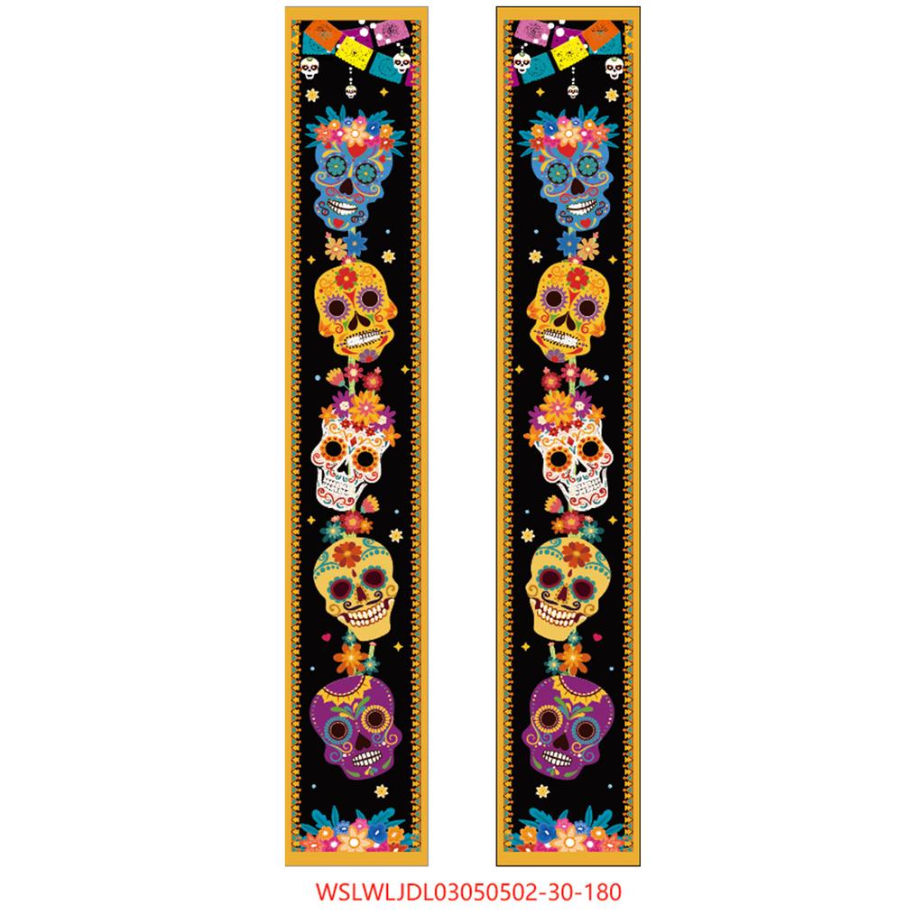 Mexikanischer Tag der Toten Spruchpaar Festivalatmosphäre Szenenarrangement Party Party Türbanner