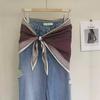 Summer 1116 New Twill Cool Triangle Scarf Women's Fashion Versatile Neck Protection Scarf Thin Sunscreen Outer Scarf