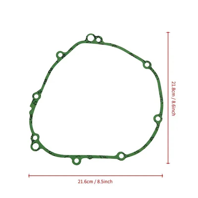 Motorcycle Aluminum Right Engine Clutch Crankcase Cover W/ Gasket For Yamaha R1 YZFR1 YZF-R1 2004-2006 Side Engine Stator Cover