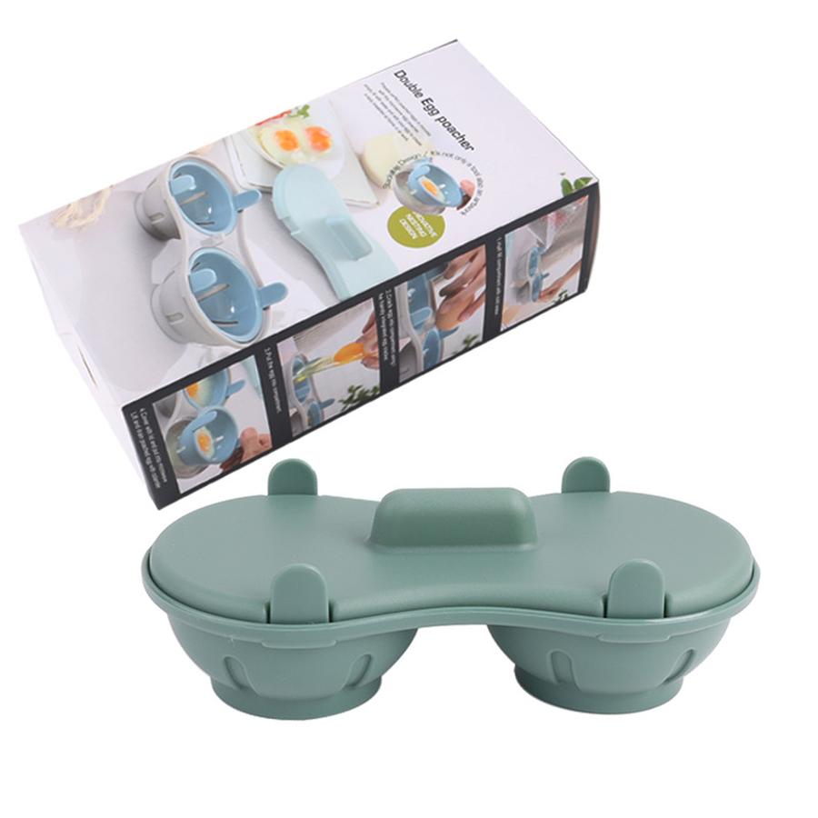 Microwave Egg Cooker - Collapsible Steaming Egg Tray Creative Kitchen Gadget for Steaming Eggs