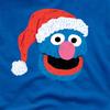 Sesame Street Unisex Adult Grover Scribble Christmas T-Shirt