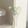 2Pcs Desk Organizer Cartoon Cable Holder PVC Cable Clamp Kawaii Cute Cartoon Clamp Clips