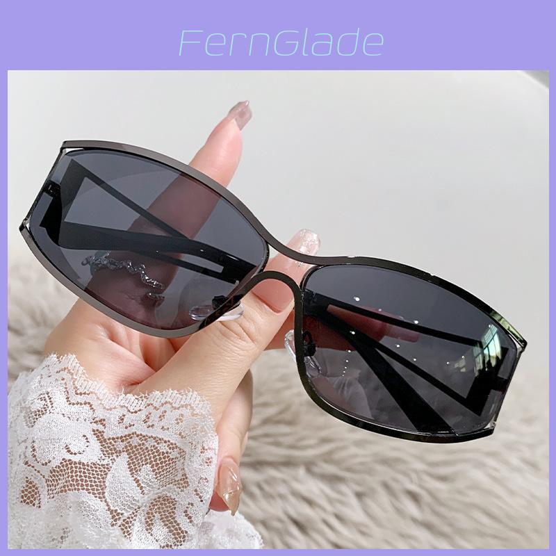 Future Tech Y2k Sunglasses With Uv400 Protection And Silver Lenses For Street Style And Outdoor Activities