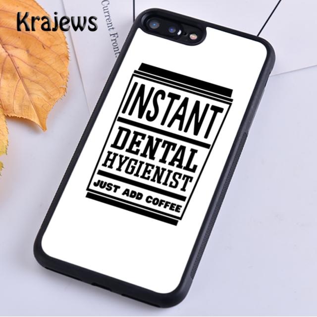 Krajews Dentist Tooth Dental Hygienist Phone Case Cover For iPhone 17 Air 16 15 14 plus 12 13 pro max Fundas