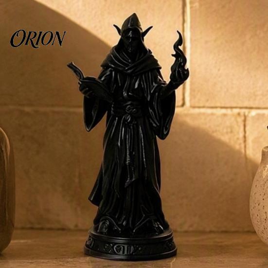 Unique Tabletop Ornament for Fans 3D Printed Elf Wizard Figurine, Dark Magic Gothic Desktop Handcrafted Fantasy Character Model Ornament, Art