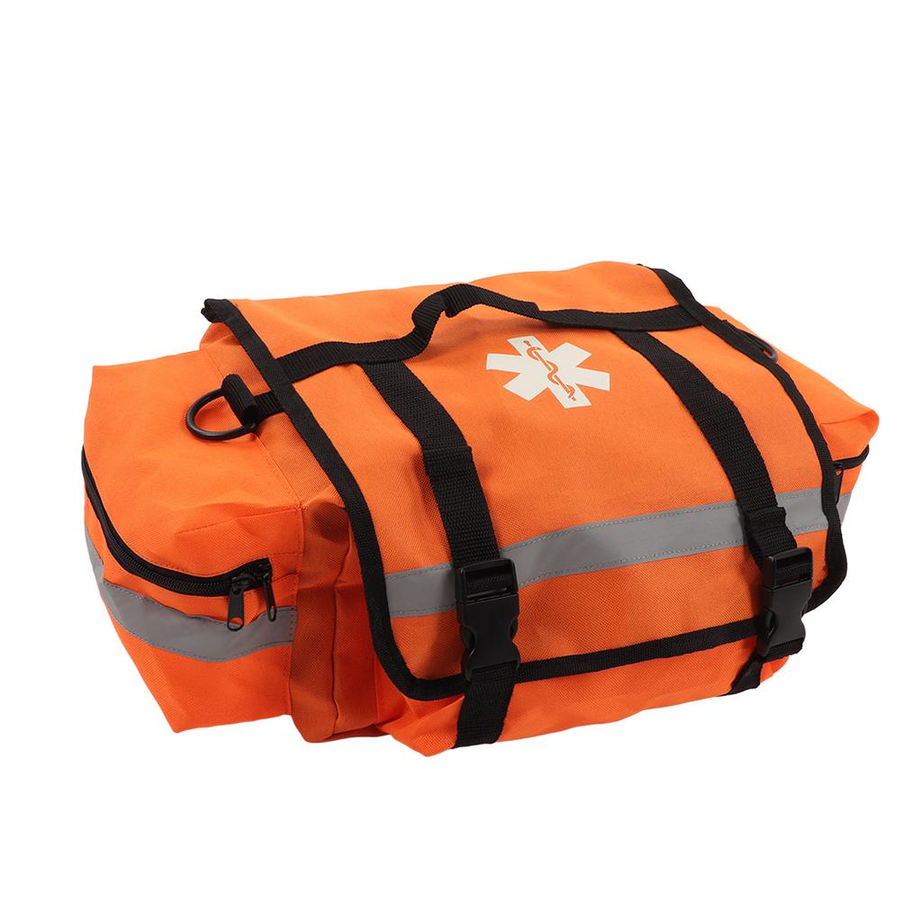 Trauma Bag Orange Portable Large Capacity Oxford Cloth Outdoor First Aid Trauma Emergency Bag Home Medical Bag